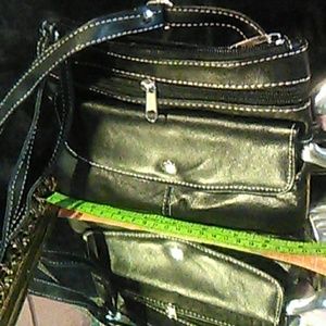 Small black shoulder bag